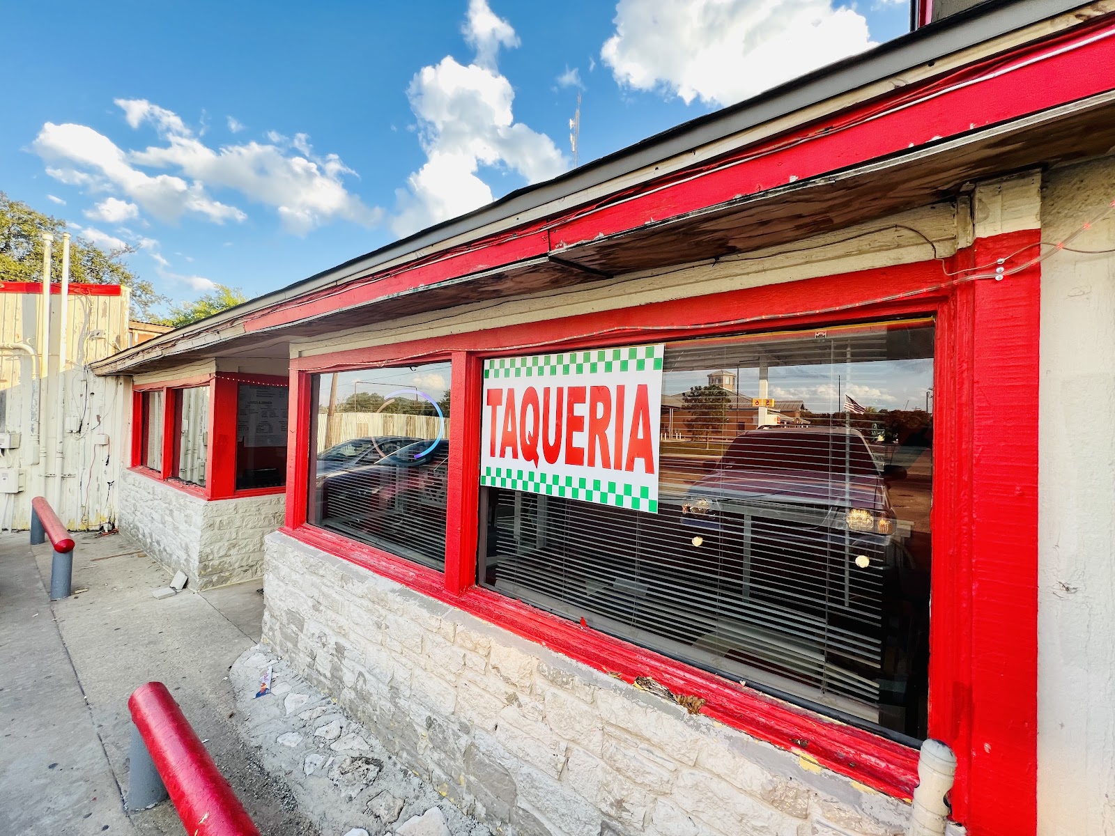 Taqueria food spread