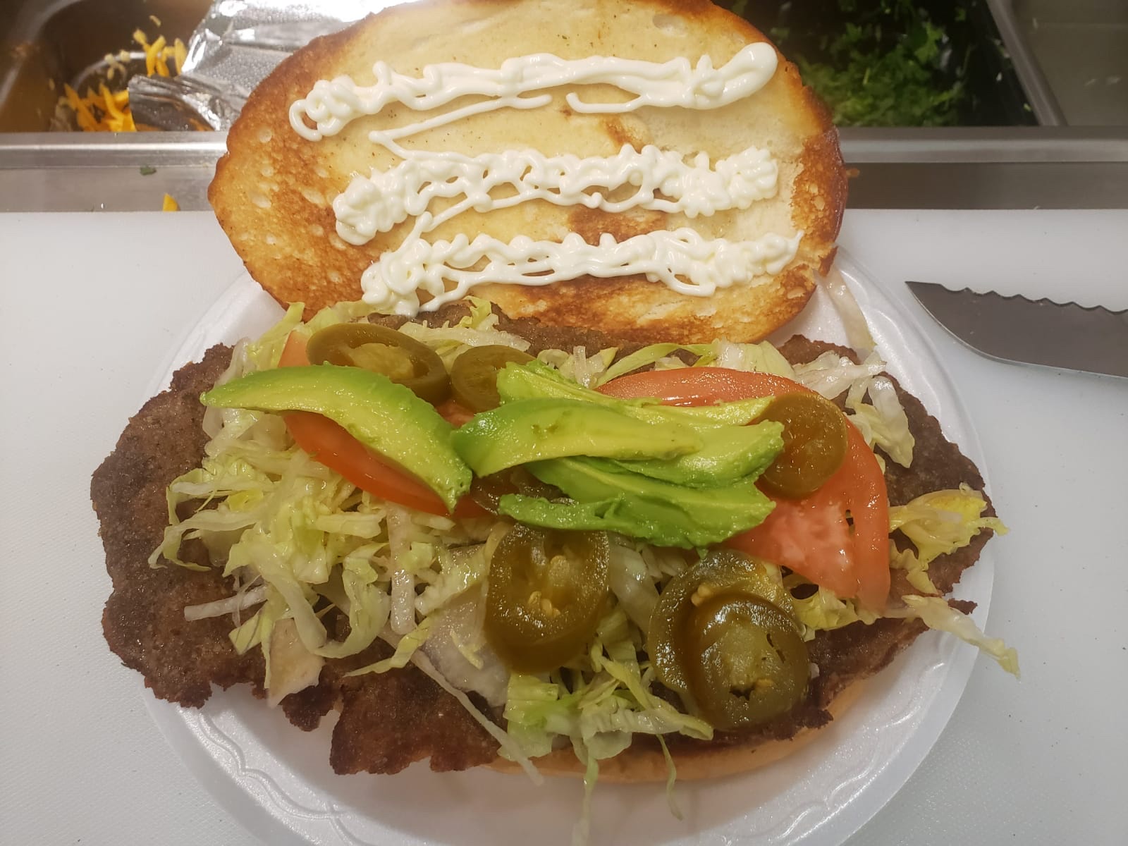Mexican dish at Taqueria